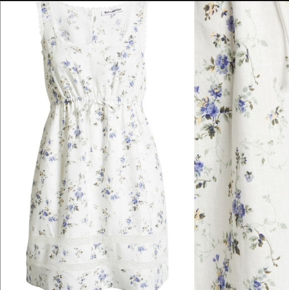 Reformation Moss Linen Dress - Picture 3 of 7